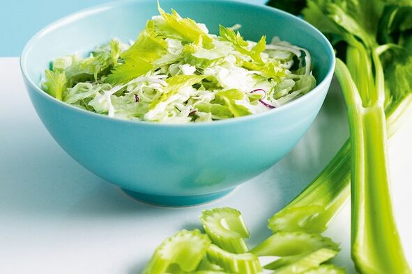 vegetable salad with herbs to enhance